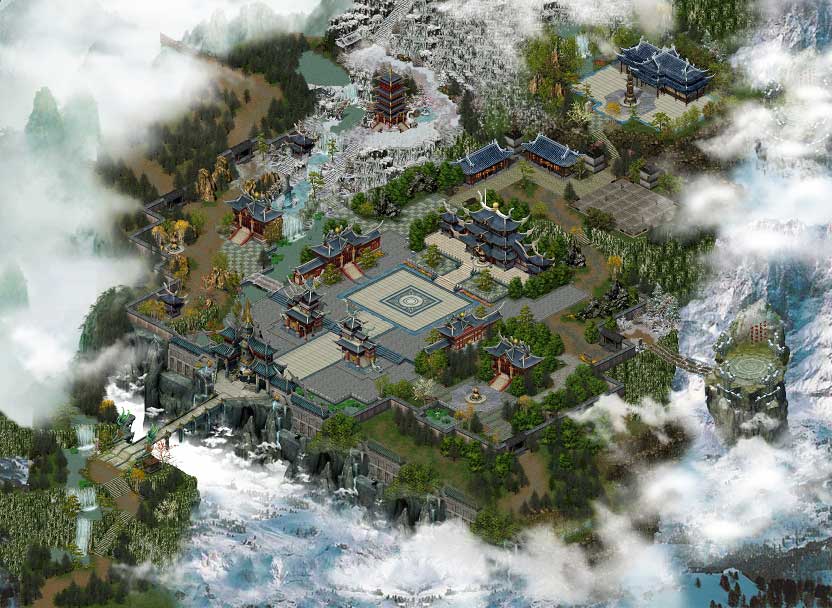 Bản đồ Hoa Sơn từ source game